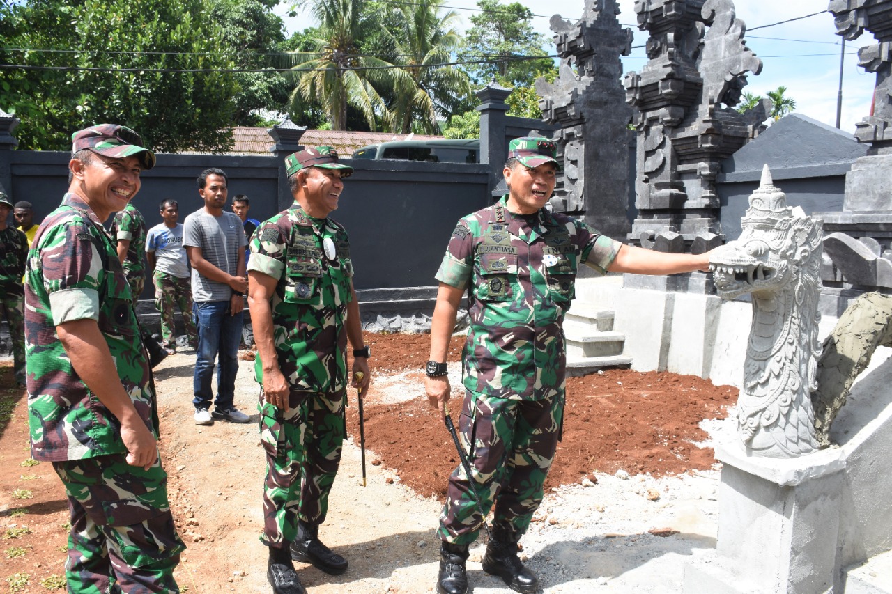 Panglima Komando Gabungan Wilayah Pertahanan (Pangkogabwilhan) III, Letjen TNI I Nyoman Cantiasa, S.E., M.Tr.(Han)., ke Kodam XVIII/Kasuari