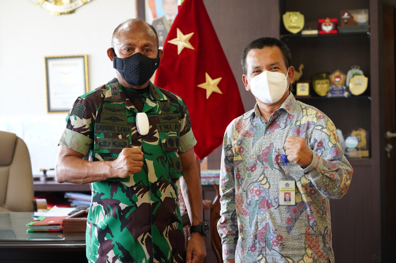 Kepala Kantor Pelayanan Pajak (KPP) Manokwari, T.B. Sofiuddin, S.E., Ak., M.M., apresiasi tingkat kepatuhan wajib pajak Kodam XVIII/Kasuari