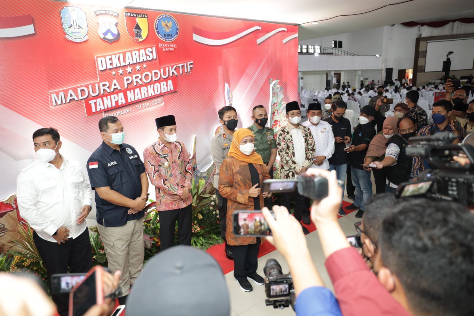 Forkopimda Jawa Timur bersama elemen masyarakat Madura, telah melaksanakan Deklarasi secara serempak di empat Kabupaten wilayah Madura