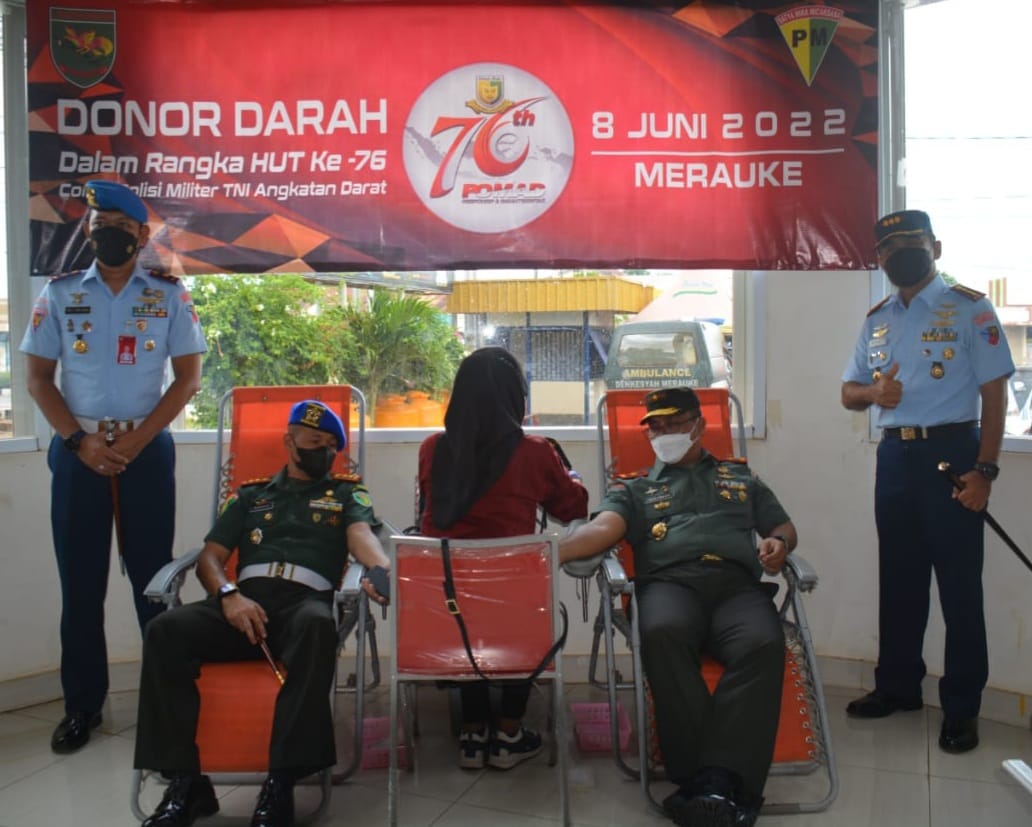 Komandan Korem 174/ATW Merauke Brigjen TNI E. Reza Pahlevi, S.E. menyampaikan bahwa Prajurit Korem 174/ATW siap memberikan pelayanan