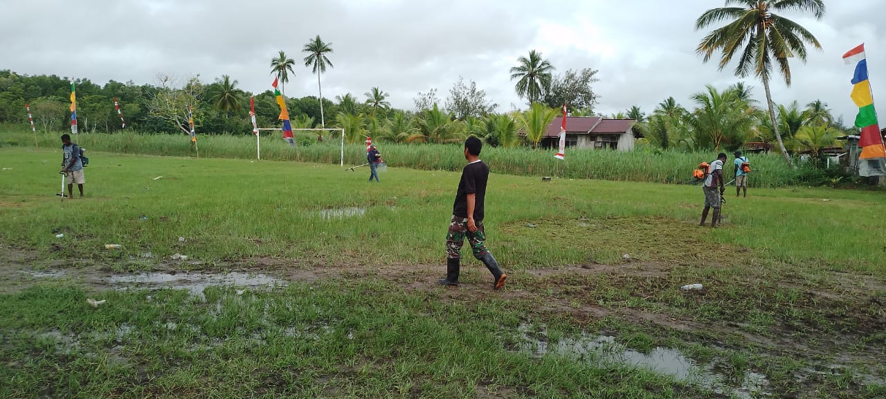 Program TNI Manunggal Membangun Desa (TMMD) ke-114 yang dilaksanakan oleh Kodim 1710/Mimika akan berakhir pada 24 Agustus