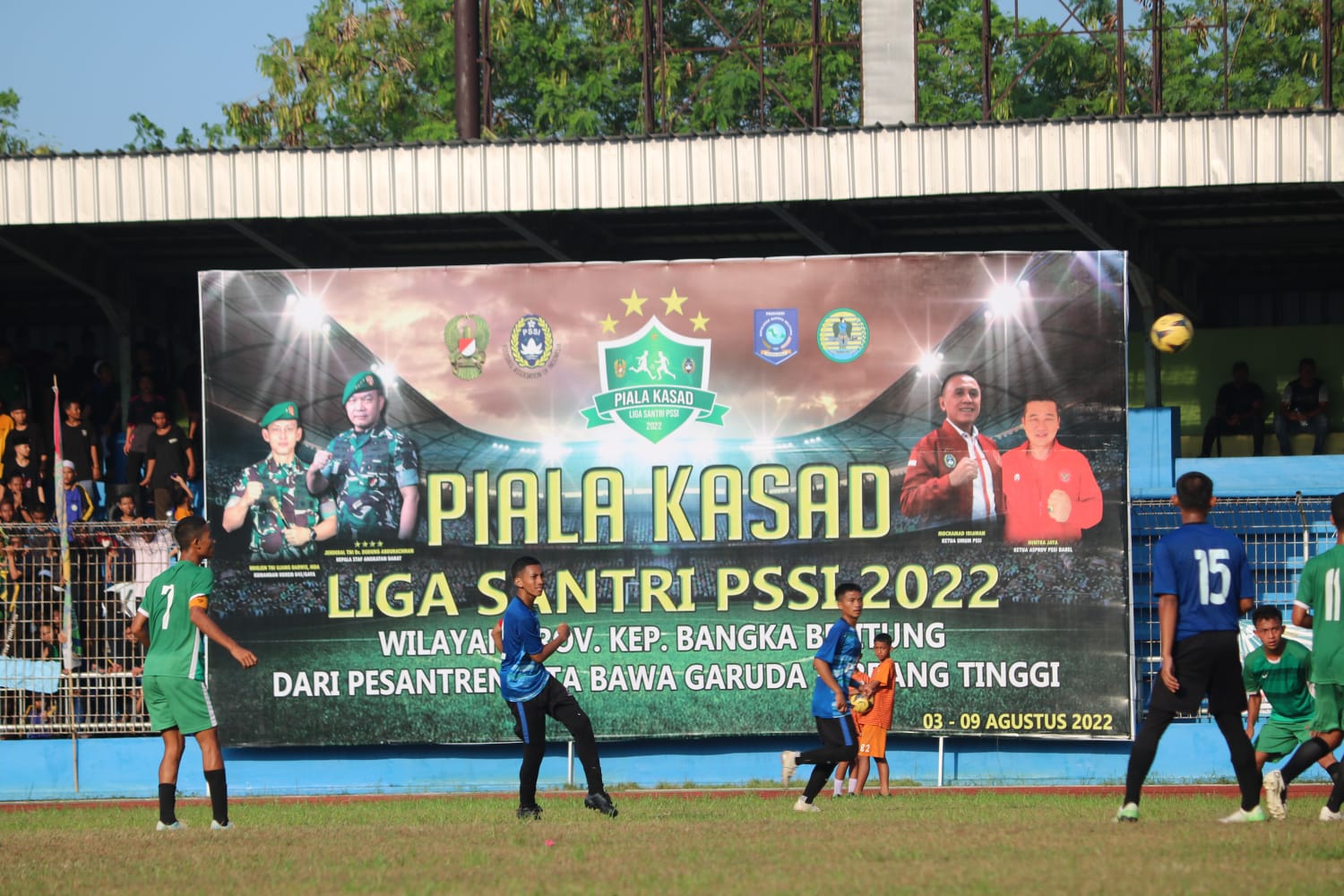 Provinsi Bangka Belitung dalam lanjutan turnamen Liga Santri Piala Kasad Tahun 2022 berhasil meloloskan satu tim sepakbola