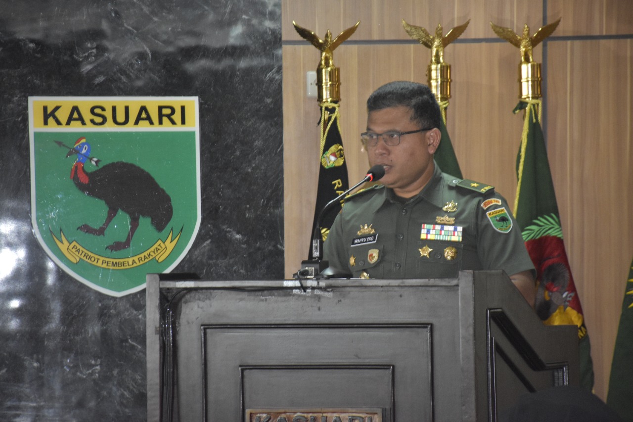 Kodam XVIII/Kasuari menerima kunjungan kerja dalam negeri (KKDN) Tim Sekretariat Jenderal (Setjen) Dewan Ketahanan Nasional