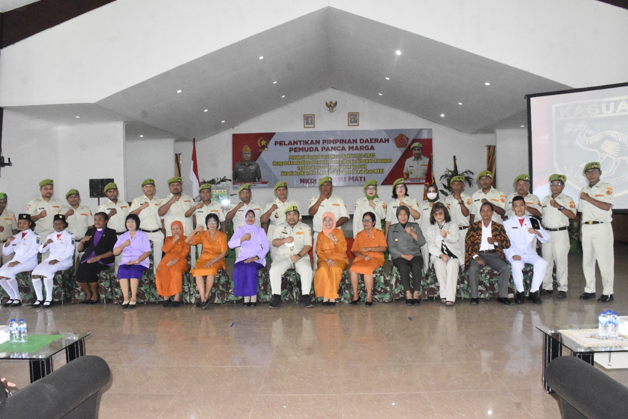 Kodam XVIII/Kasuari melalui Kasdam, Brigjen TNI Yusuf Ragainaga, mengapresiasinya terbentuknya Pengurus Daerah (PD) Pemuda Panca Marga
