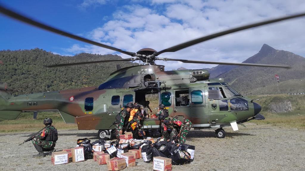 Panglima TNI, Laksamana TNI Yudo Margono, S.E., M.M., pun bergerak cepat mengirimkan bantuan kemanusiaan akibat bencana kelaparan / kekeringan