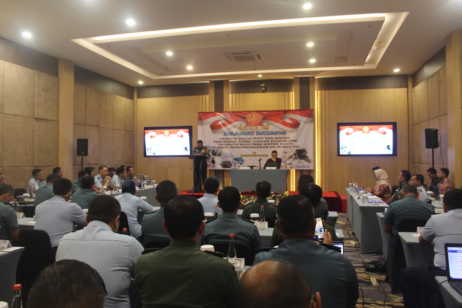 Staf Kebijakan Strategis dan Perencanaan Umum TNI (Srenum TNI) menggelar Sosialisasi dan Bimtek Penerapan Tanda Tangan Elektronik Tersertifikasi