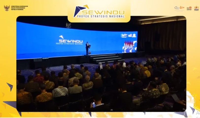 Panglima TNI Laksamana TNI Yudo Margono, S.E., M.M. mengikuti peringatan sewindu proyek strategis nasional tahun 2023