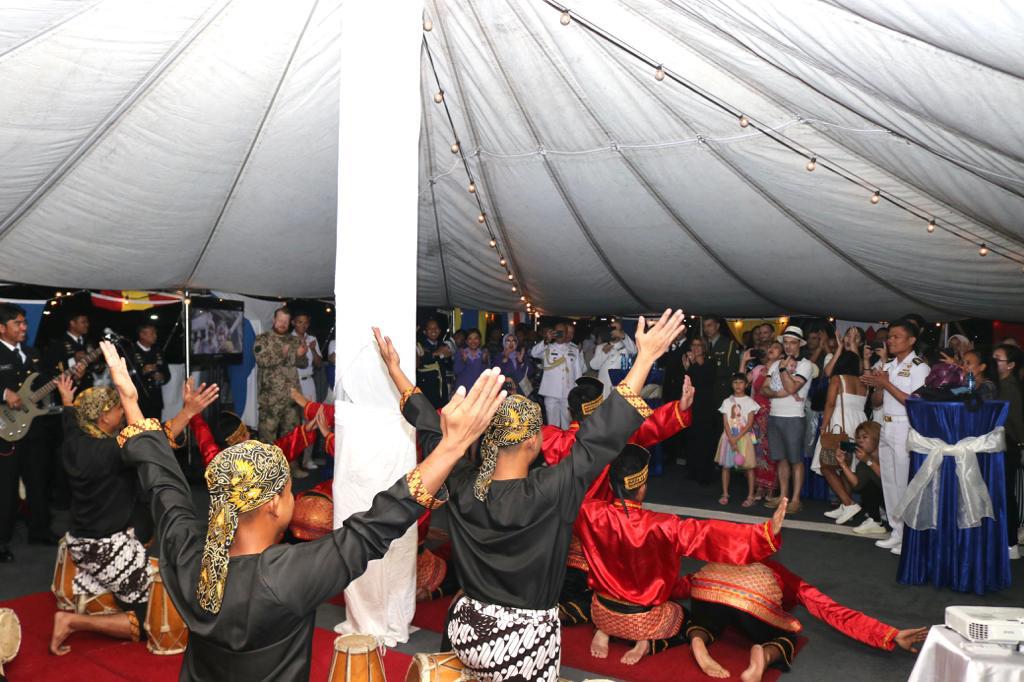 Satgas Maritime Task Force (MTF) TNI Kontingen Garuda (Konga) XXVIII-N UNIFIL bekerja sama dengan KBRI Roma menggelar resepsi diplomatik