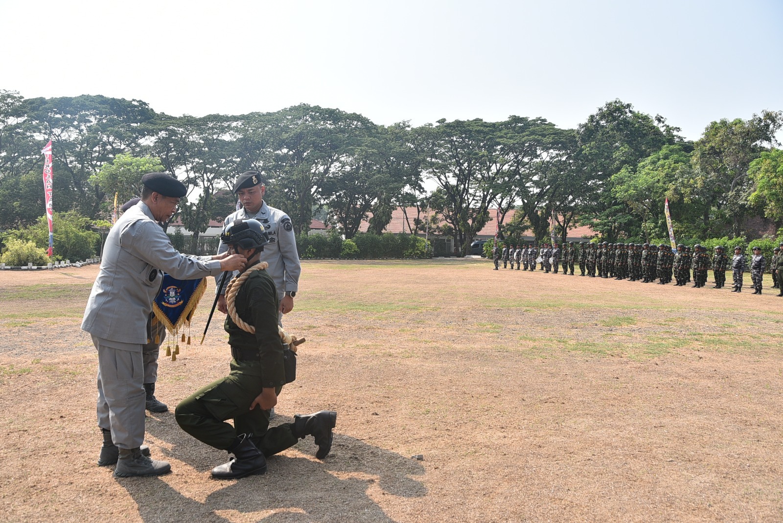 Upacara pembukaan pelatihan dipimpin oleh Kepala Zona Bakamla Tengah Laksma Bakamla Octavianus Budi Susanto