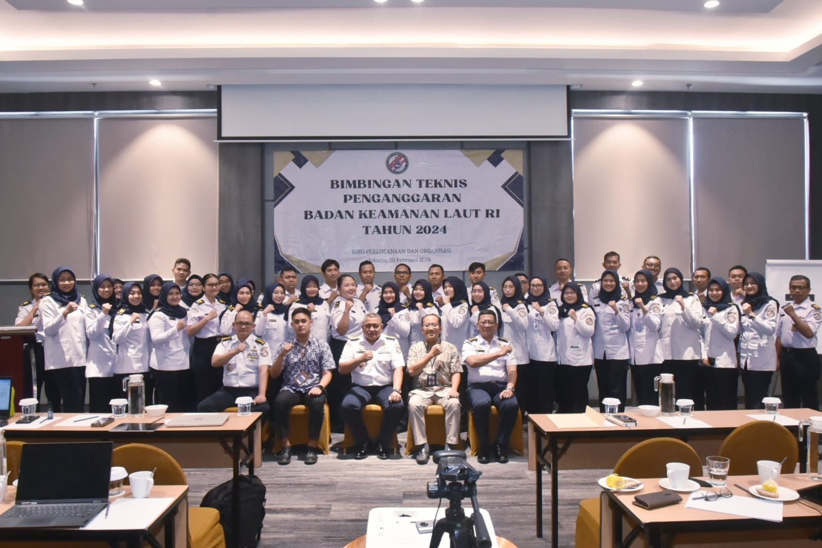 Acara secara resmi dibuka oleh Kepala Biro Perencanaan dan Organisasi Bakamla RI Laskma Bakamla I Gusti Putu Aswan Chandra