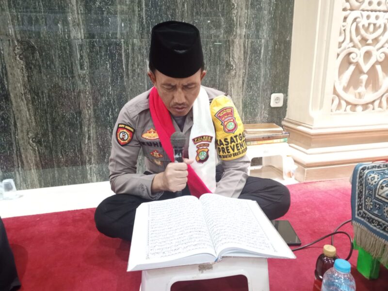 Polres Pelabuhan Tanjung Priok secara rutin menggelar kegiatan Tadarusan Ramadhan keliling 1445 H
