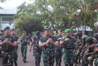 Pangdam XVIII/Kasuari, Mayjen TNI Ilyas Alamsyah, S.E., M.Tr.(Han)., CGCAE., secara langsung berkunjung ke markas Batalyon Infanteri (Yonif) 762/Vira Yudha Sakti