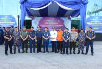 Kapolres Pelabuhan Tanjung Priok AKBP Ferikson Tampubolon S.I.K., M.H. menghadiri apel gelar pasukan kesiapan penyelenggaraan angkutan laut