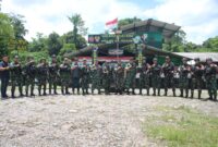 Wasdalops tersebut meninjau ke Pos Pos Satgas Pamobvitnas PT. Freeport Indonesia Yonif 116/Garda Samudra, Kabupaten Mimika, Papua Tengah