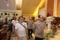 Kapolres Metro Jakarta Utara Kombes Pol. Gidion Arif Setyawan S.I.K, S.H didampingi oleh Wakapolres Metro Jakarta Utara AKBP Wiraga Dimas Tama