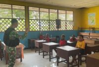 Satgas Pamtas Yonif 726/Tamalatea selain melaksanakan tugas pokoknya menjaga kedaulatan dan keutuhan wilayah di perbatasan RI-PNG