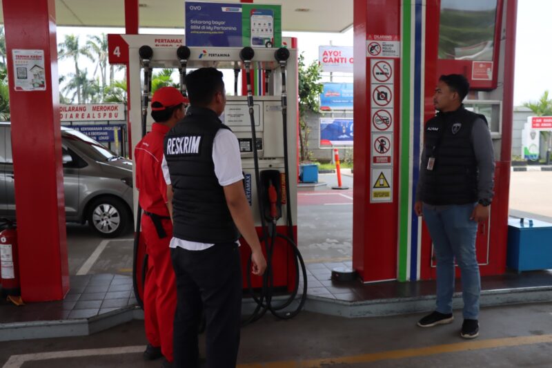 Wakasat Reskrim AKP Slamet Dwijayanto mengatakan, pada kegiatan itu pihaknya melakukan pengecekan terhadap dua SPBU