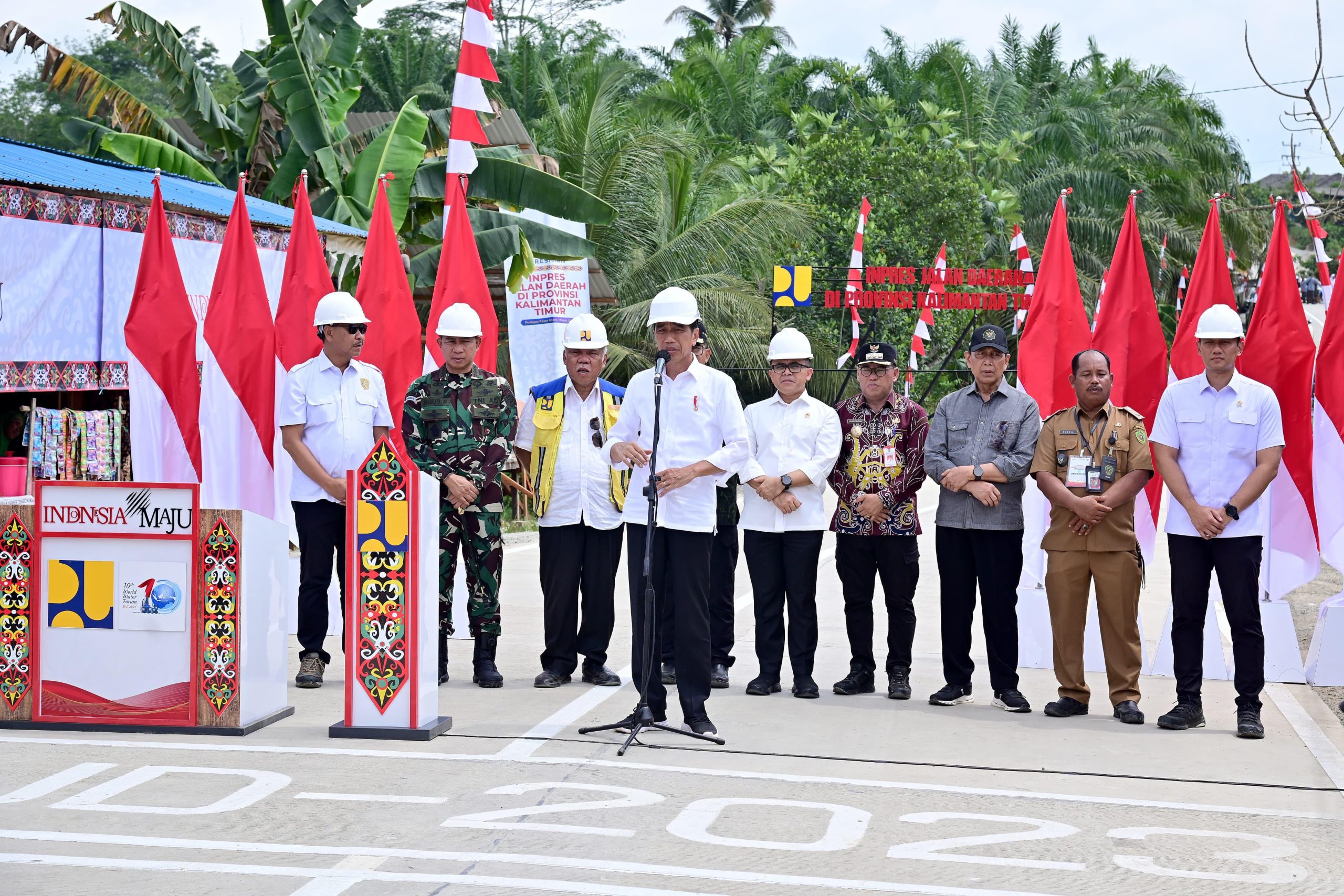 Panglima TNI Jenderal TNI Agus Subiyanto kembali mendampingi Presiden RI Ir. H. Joko Widodo dalam rangkaian kunjungan kerja