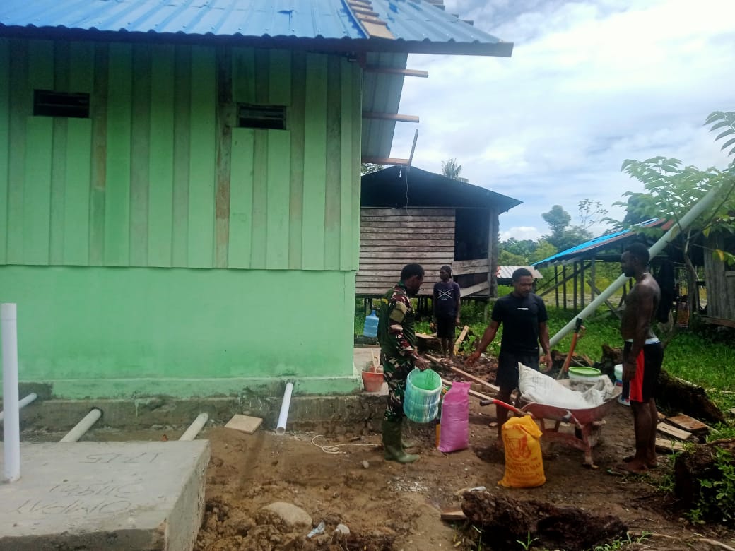 Satgas TMMD ke-119 yang dilaksanakan oleh Kodim 1715/Yahukimo terus berupaya mempercepat pembangunan sejumlah infrastruktur