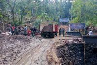 Pelaksanaan tugas Satgas TMMD 119 Kodim 1623/Karangasem di Desa Selumbung, Kec. Manggis, Kab. Karangasem, Bali, sudah akan mendekati selesai