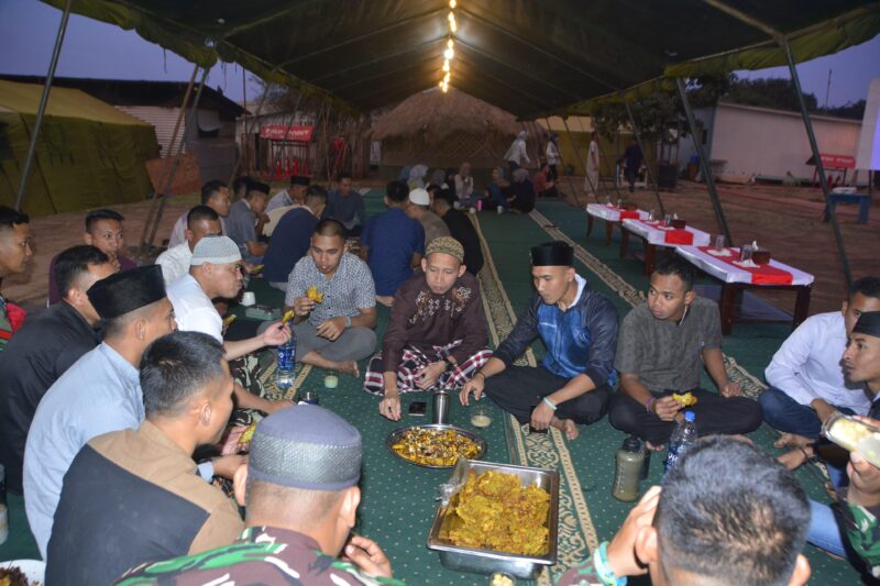 Pasukan Garuda yang sedang menjalankan ramadan 1445 H di daerah misi perdamaian PBB di Republik Demokratik Kongo