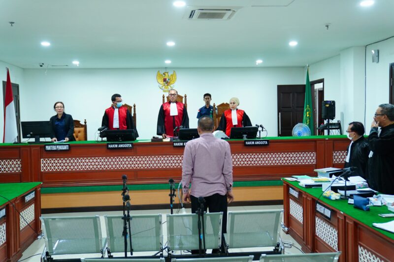 Sidang Perkara Pidana Nomor 484/Pid. B/2023/PN. Bks dengan terdakwa H. Dani Bahdani, S.H., kembali digelar
