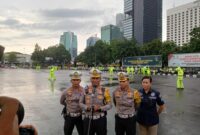 Dirlantas Polda Metro Jaya, Kombes Latif Usman mengatakan 1.500 personel itu disebar ke seluruh wilayah Jakarta dan sekitarnya