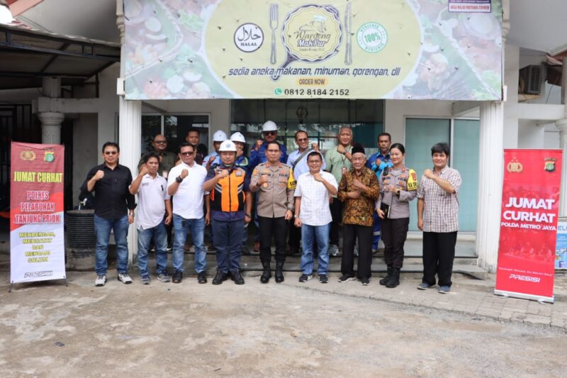 Polres Pelabuhan Tanjung Priok menggelar kegiatan Jumat Curhat yang dihadiri langsung oleh Kapolres Pelabuhan Tanjung Priok
