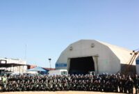 Komandan Satgas Indo RDB XXXIX-E/MONUSCO Kolonel Inf Made Sandy Agusto hadir di Bandara Bunia, melepas keberangkatan Chalk 1