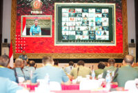 Kababinkum TNI Laksda TNI Kresno Buntoro, S.H., LLM., Ph.D., membuka Rapat Koordinasi Teknis Hukum (Rakorniskum) TNI T.A. 2024
