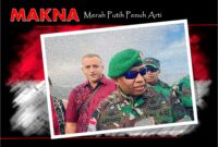 Pengibaran bendera Merah Putih di Bukit Paralayang Ruhatu, bertujuan untuk memeriahkan kemerdekaan Indonesia ke-79 di ibu kota Nusantara