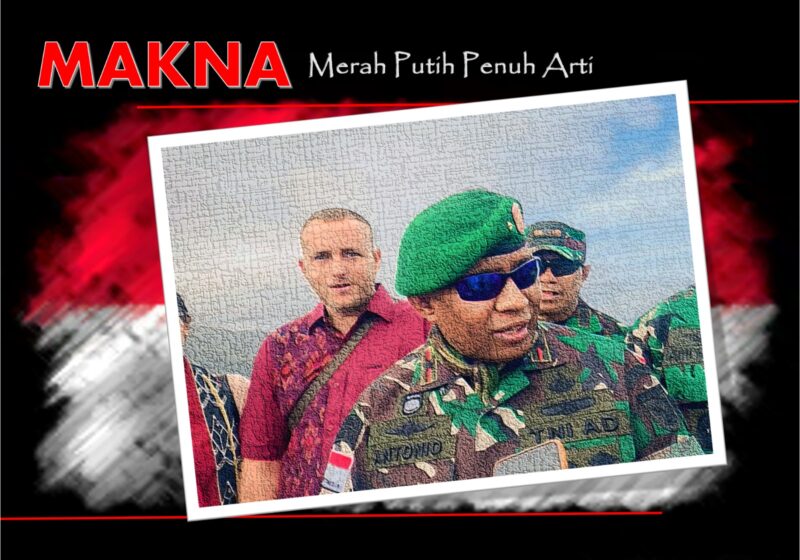 Pengibaran bendera Merah Putih di Bukit Paralayang Ruhatu, bertujuan untuk memeriahkan kemerdekaan Indonesia ke-79 di ibu kota Nusantara