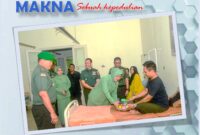 Kodam XV/Pattimura menyelenggarakan bakti sosial dengan berbagi berkah memberikan tali asih berupa paket bahan pokok
