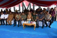 Pangdam XVIII/Kasuari, Mayjen TNI Haryanto, S.I.P., M.Tr.(Han)., turut hadir dalam kunjungan kerja yang dilaksanakan oleh Wakil Menteri Dalam Negeri