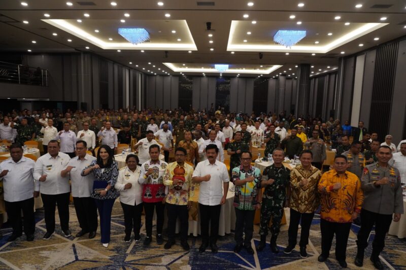 Rapat Koordinasi (Rakor) kesiapan penyelenggaraan Pilkada serentak tahun 2024 wilayah Papua yang digelar di Jayapura