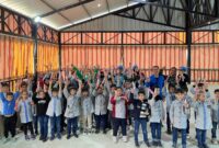 Staf CIMIC menyelanggarakan kegiatan Education Program di Ganduriyah Public School untuk memberikan keceriaan dan sekaligus edukasi