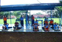 Sebanyak 104 personel Lanud Sultan Hasanuddin mengikuti tes kesamaptaan jasmani guna persyaratan naik pangkat