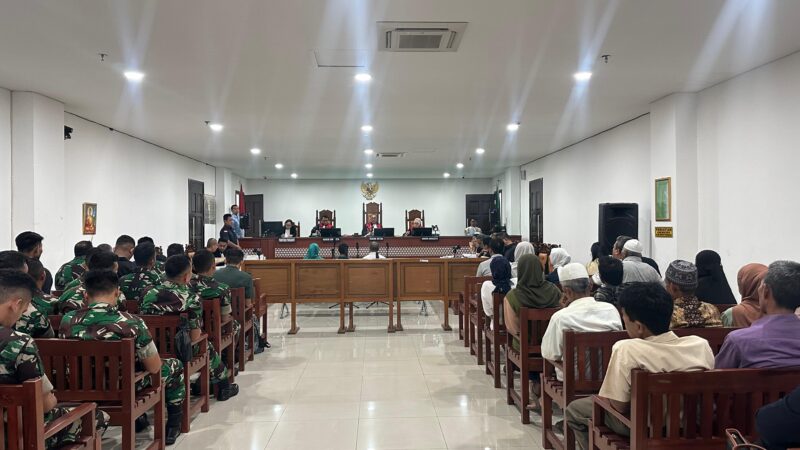 Pengadilan Negeri Kota Bekasi menggelar sidang lanjutan ke-25 terkait Perkara Pidana Nomor 484/Pid. B/2023/PN. Bks