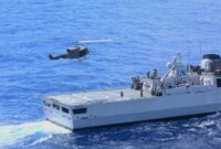 KRI Diponegoro-365 yang saat ini tergabung dalam Satgas Maritime Task Force (MTF) TNI Konga XXVIII-O/UNIFIL melaksanakan latihan