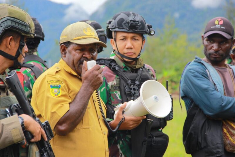 Situasi di Distrik Homeyo Kabupaten Intan Jaya Papua Tengah kembali kondusif