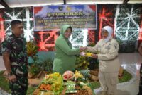 Dandim 1710/Mimika Letkol Inf Dedy Dwi Cahyadi memimpin langsung acara syukuran dalam rangka Peringatan HUT Ke-61 Kodam XVII/Cenderawasih