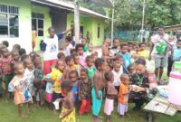 NI AD hingga saat ini terus melaksanakan langkah konkret untuk menekan angka stunting termasuk Koramil 1710-07/Mapurujaya