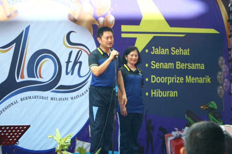 Peringatan HUT ke-10 Rumah Sakit Angkatan Udara (RSAU) dr. Dody Sardjoto, bertempat di RSAU dr. Dody Sardjoto Lanud Sultan Hasanuddin