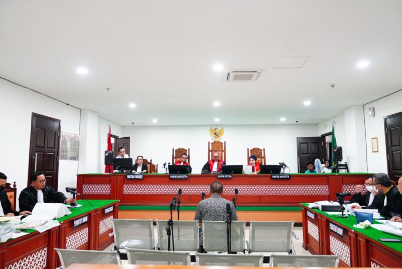 Jaksa Penuntut Umum (JPU) menghadirkan saksi ahli hukum pidana