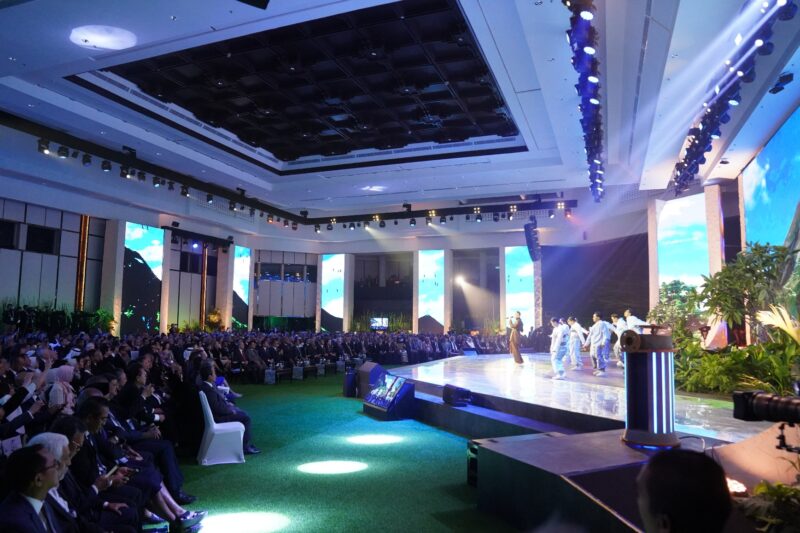 Menteri Pertahanan Republik Indonesia (Menhan RI) Prabowo Subianto menghadiri acara forum air terbesar sedunia