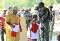 KOOPS HABEMA Territorial Task Force led by Colonel Arm Stefie Jantje Nuhujanan held the 