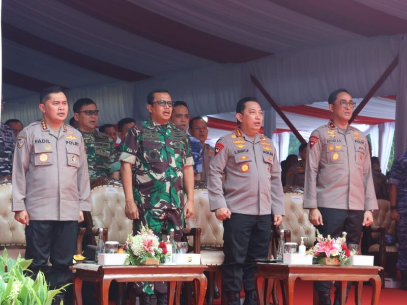 Kapolri Jenderal Listyo Sigit memberikan apresiasi atas terlaksananya kegiatan Bakti sosial dan bakti kesehatan