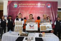 Satuan Reserse (Satres) Narkoba Polres Pelabuhan Tanjung Priok berhasil ungkap tindak pidana penyalahgunaan narkotika jenis sabu dan ganja