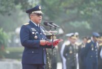 Markas Besar Tentara Nasional Indonesia (Mabes TNI) menggelar upacara Peringatan Hari Lahir Pancasila tahun 2024