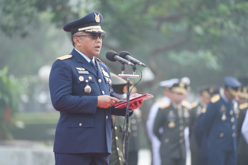 Markas Besar Tentara Nasional Indonesia (Mabes TNI) menggelar upacara Peringatan Hari Lahir Pancasila tahun 2024